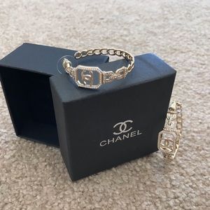 Chanel hoop earrings